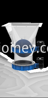 Dust collector locks air and unloads dust1